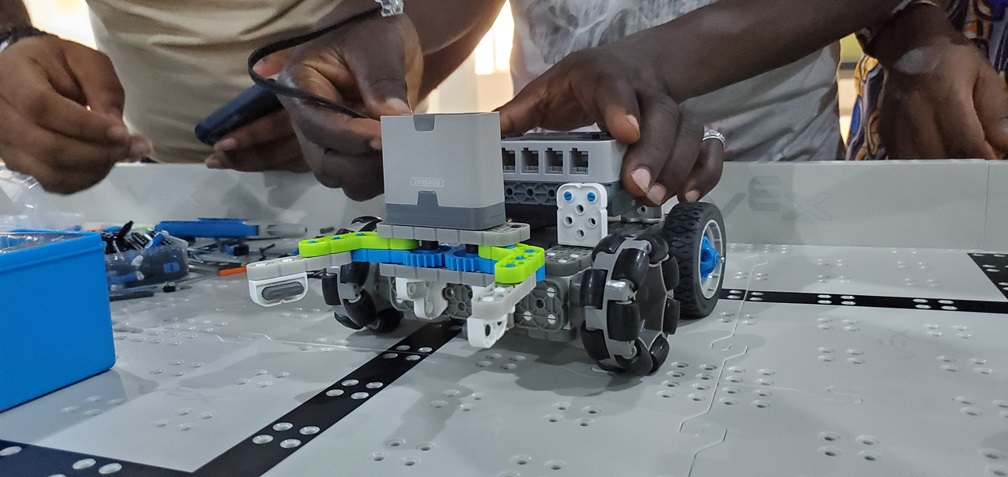 School teachers learning VEX Robotics in Abuja Nigeria
