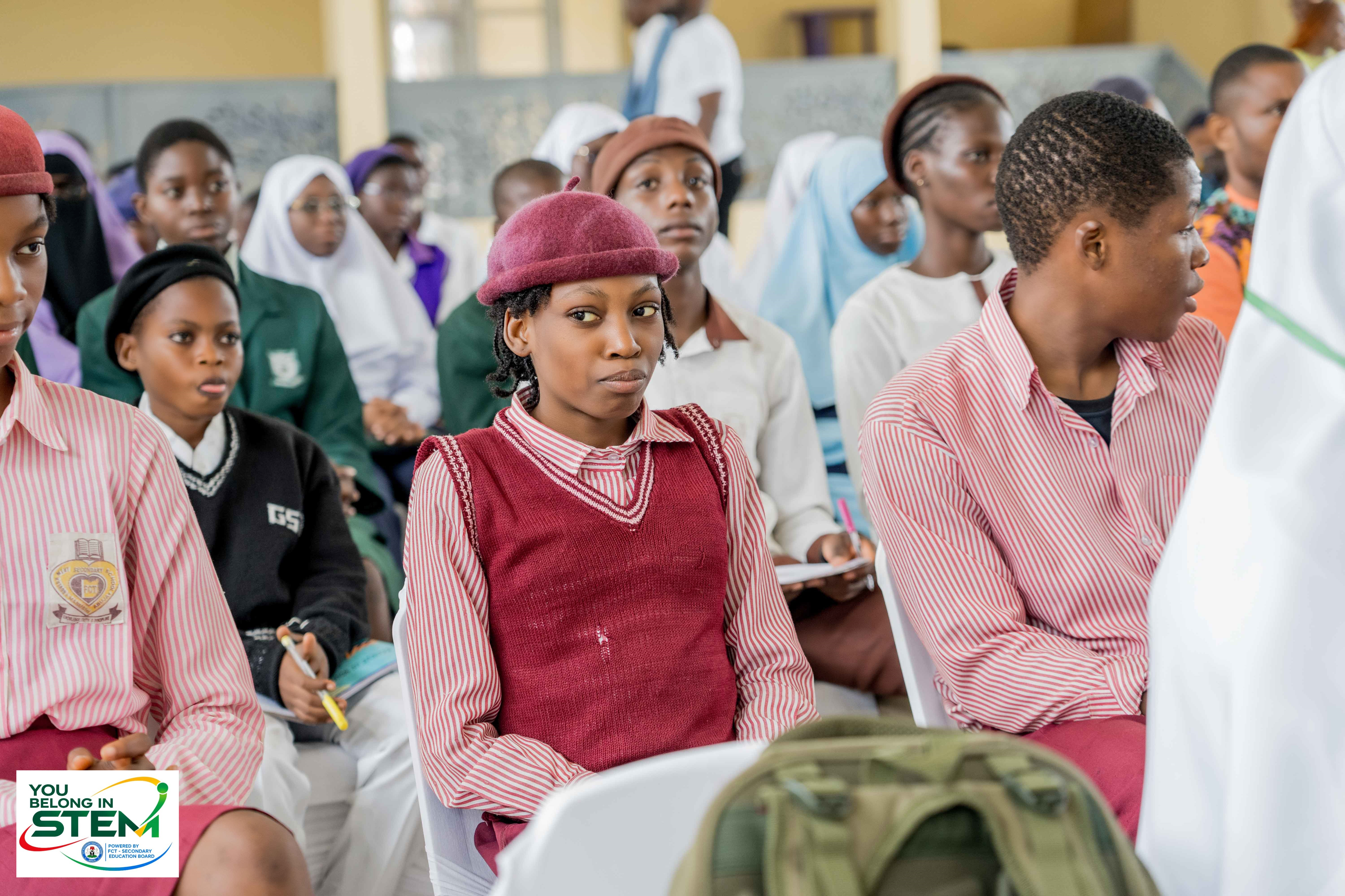 Students seated at the You Belong in STEM FCT Edition launch